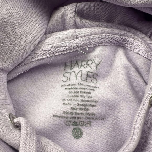 Harry Styles Merch Love on Tour Track List Lavender M Hoodie Harrys House Medium - Picture 3 of 3